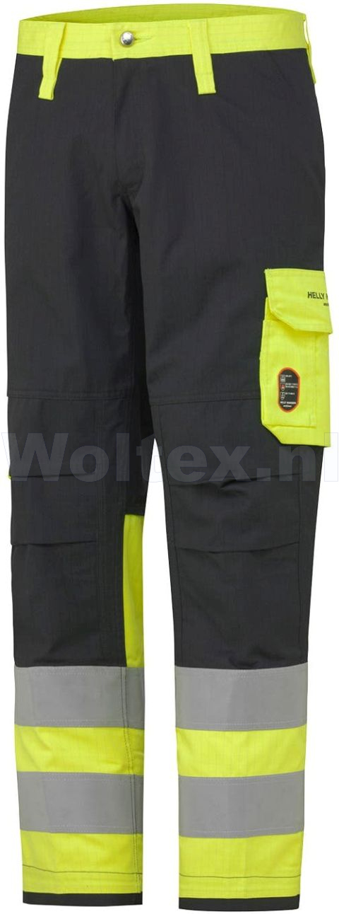 Helly Hansen Broeken Aberdeen 76479 Multinorm HiVis fluo geel-antracietgrijs(369)